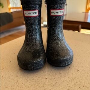 Hunter Toddler Glitter Speckled Rain Boots